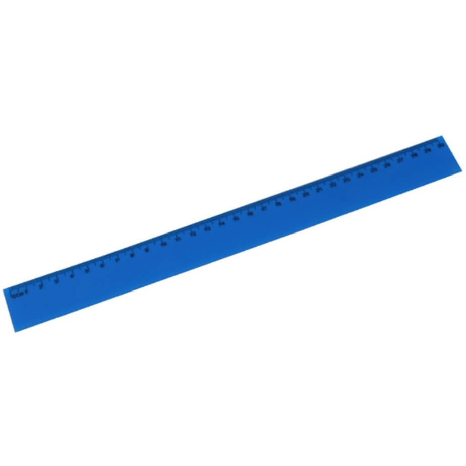 Ruler 30cm Blue