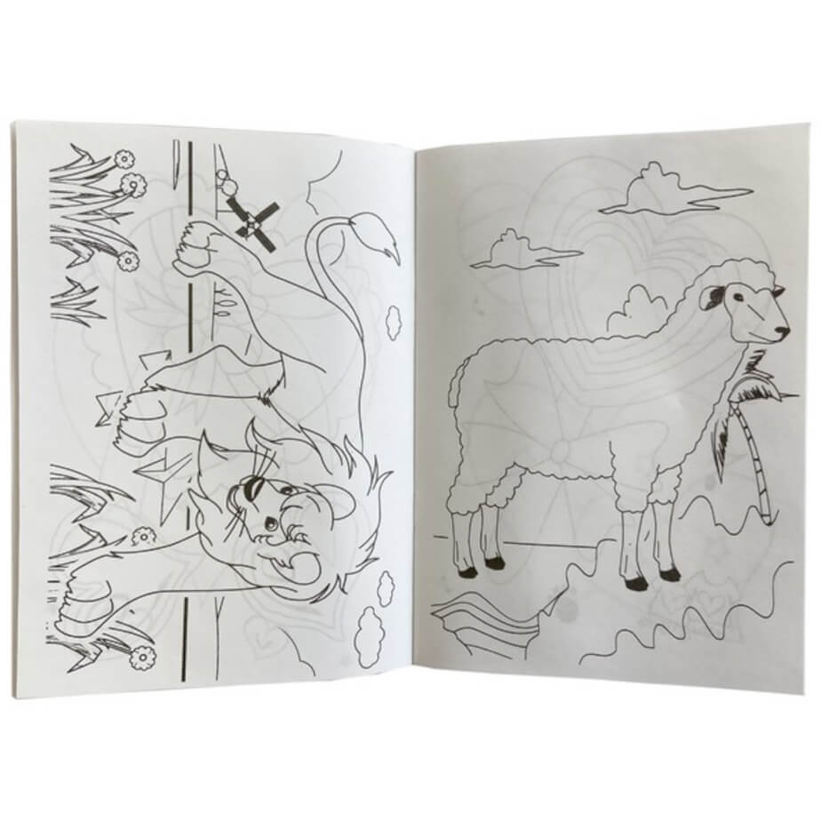Wildlife Stickers & Colouring Book Pages