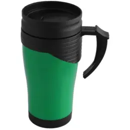 Plastic Travel Mug Green Image