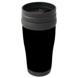 Plastic Carry Mug Black Image