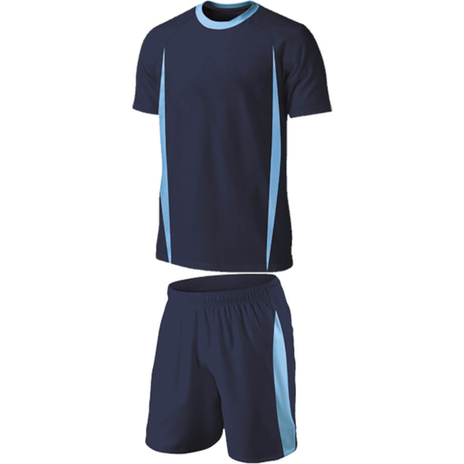 Kiddies BRT Blade Soccer Single Set Navy-Sky Front