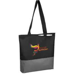 Panache Conference Tote Grey Branded Image
