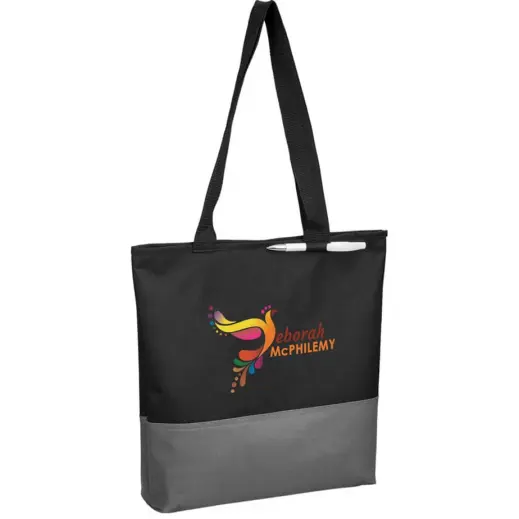 Panache Conference Tote Grey Branded