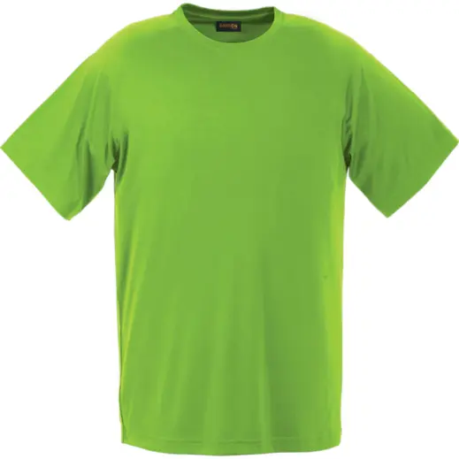 135g Barron Polyester T-Shirt Lime Front