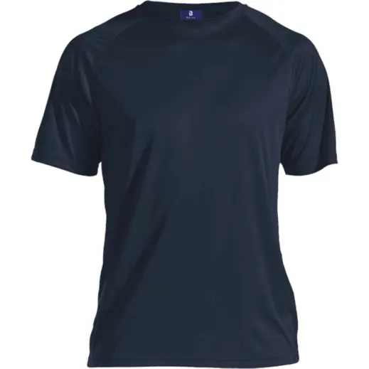 135g Barron Polyester T-Shirt Navy Front