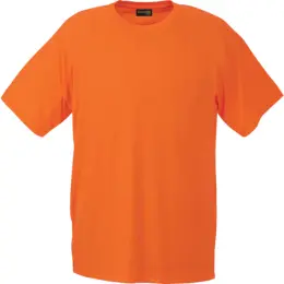 135g Barron Polyester T-Shirt Orange Front