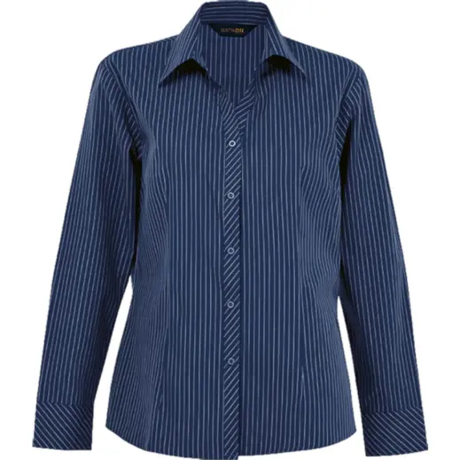 Ladies Quest Long Sleeve Blouse RoyalWhite