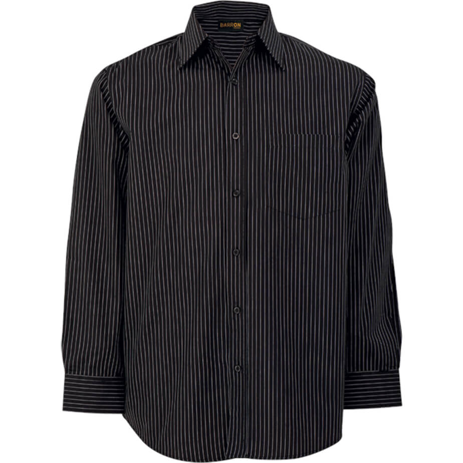 Mens Quest Lounge Long Sleeve BlackWhite