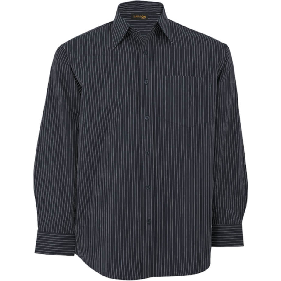 Mens Quest Lounge Long Sleeve NavyWhite