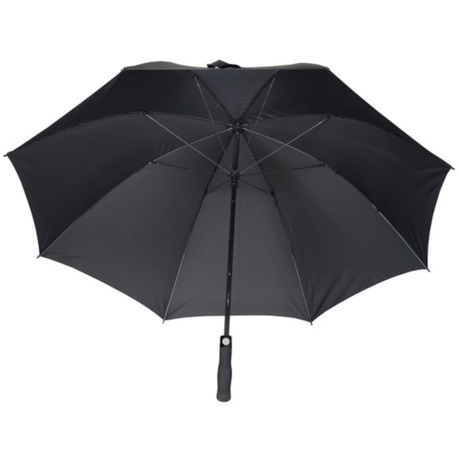 Golf Umbrella - Fibre Glass Black Open