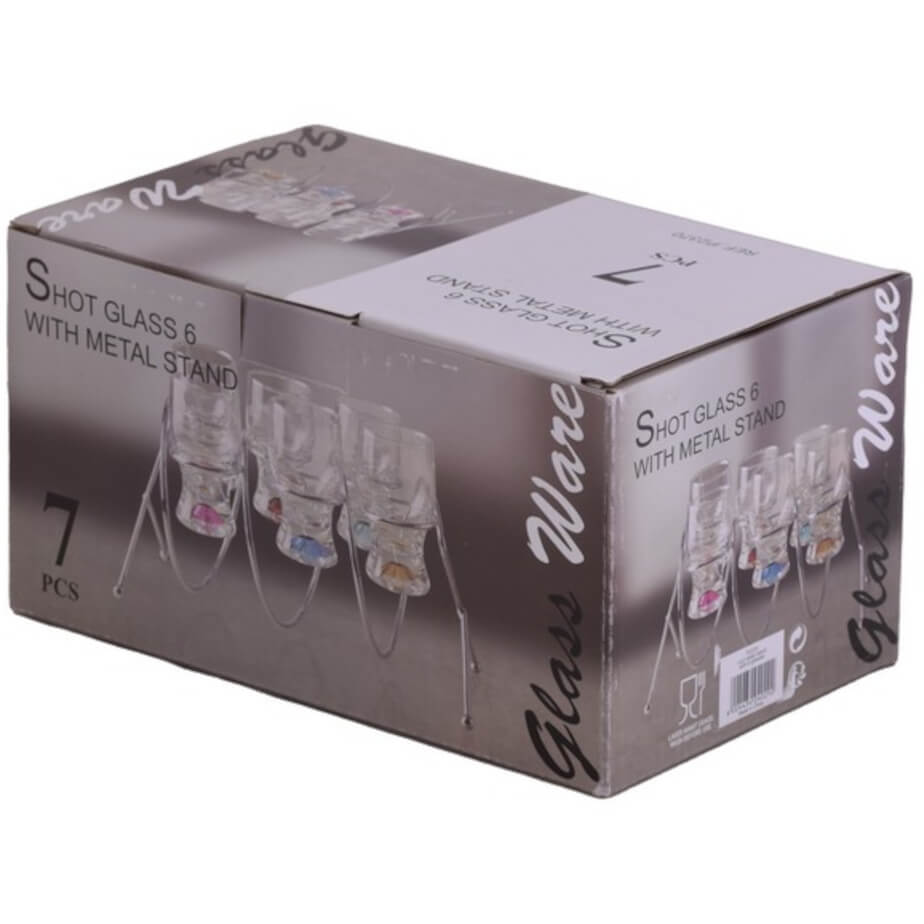 Spiral Stand & Shot Glasses Gift Box