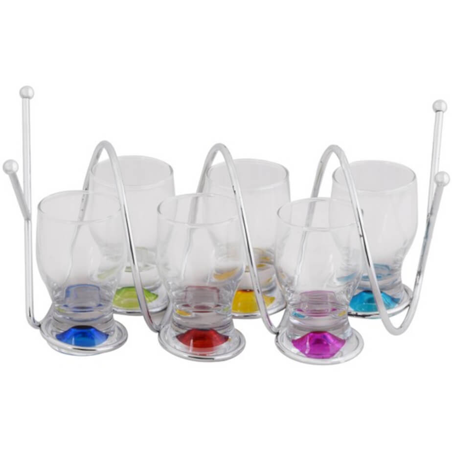 Spiral Stand & Shot Glasses Glasses In Stand
