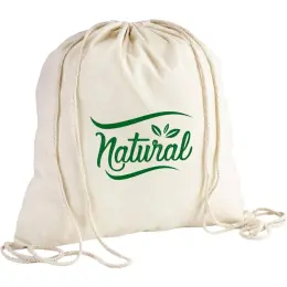 Altitude Eco-Cotton Drawstring Bag Branded Image