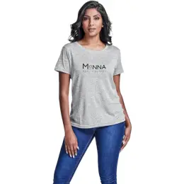 Ladies Oregon Melange T-Shirt Model Image