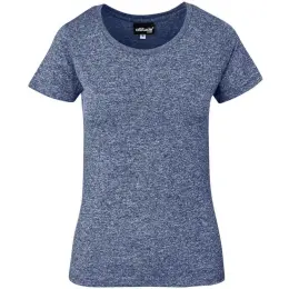 Ladies Oregon Melange T-Shirt Navy Front