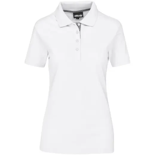 Ladies New York Golf Shirt White