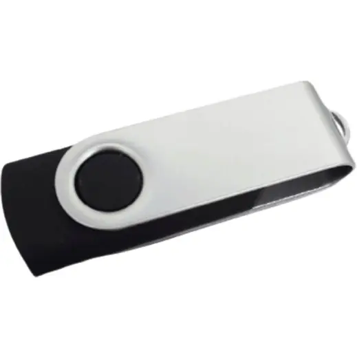 Swivel-USB-Black-Silver