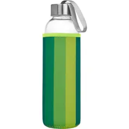 Kooshty Quirky Glass Water Bottle Lime Image