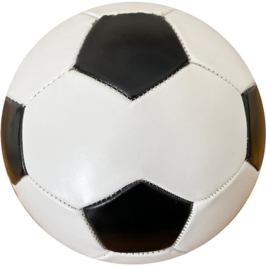 30 Panel Promotional Soccer Ball Black-White