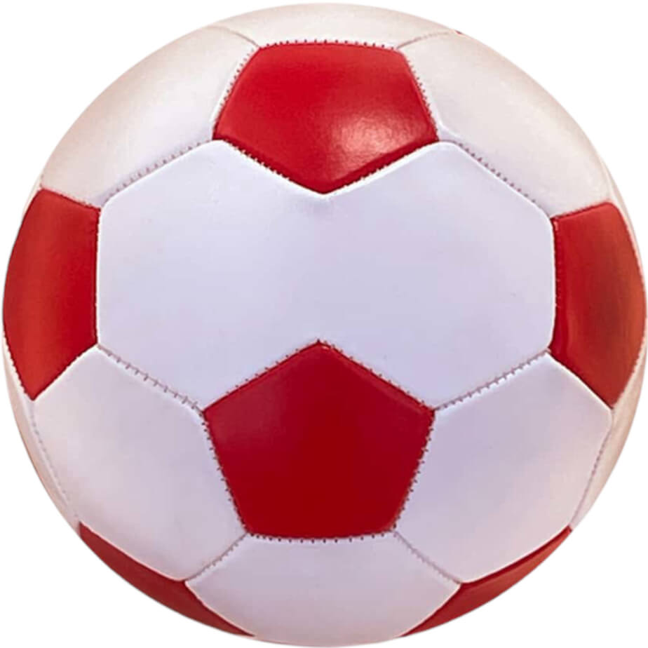 30 Panel Promotional Soccer Ball Red-White