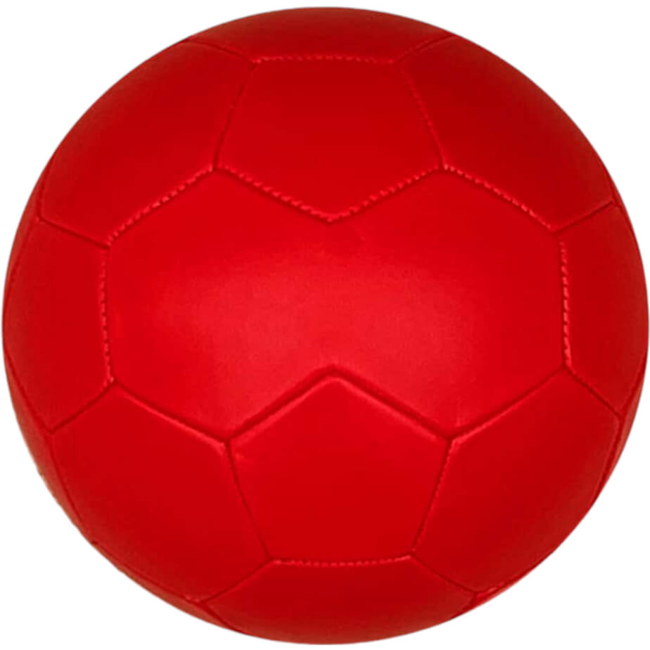 30 Panel Promotional Soccer Ball Solid-Red