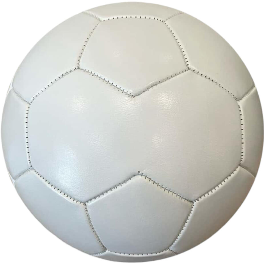30 Panel Promotional Soccer Ball Solid-White