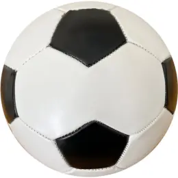 30 Panel Promotional Soccer Ball Black-White