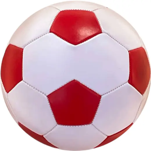 30 Panel Promotional Soccer Ball Red-White