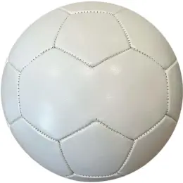 30 Panel Promotional Soccer Ball Solid-White