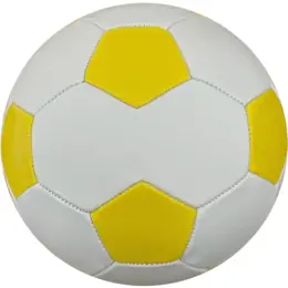 30 Panel Promotional Soccer Ball Yellow-White