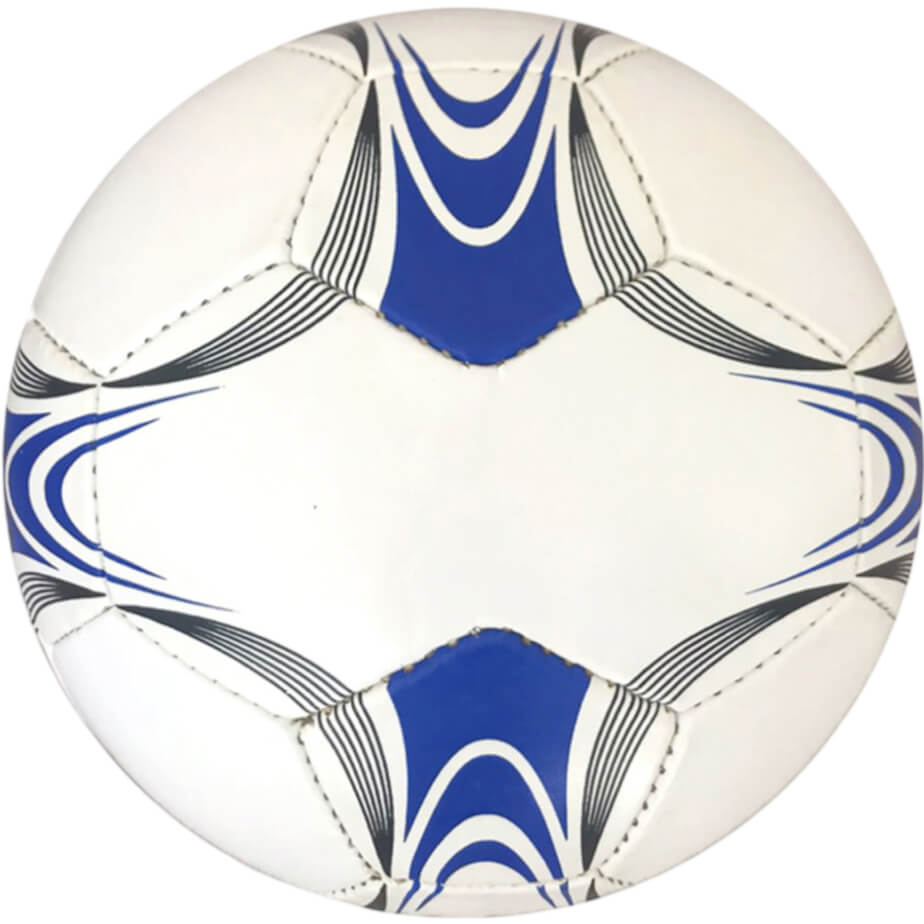 Colour & Black Panel Promotional Soccer Ball Blue-Black