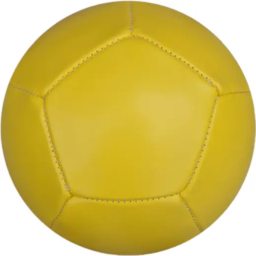 12 Panel Mini Soccer Ball Solid-Yellow