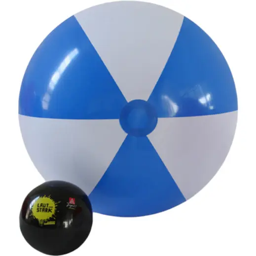 1.5m Two-Tone Beach Ball Blue-White