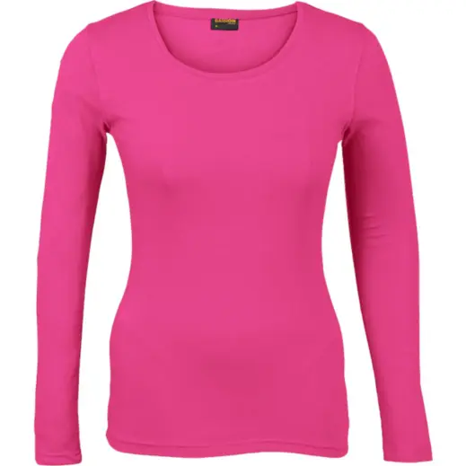 145g Long Sleeve Ladies Bright Pink