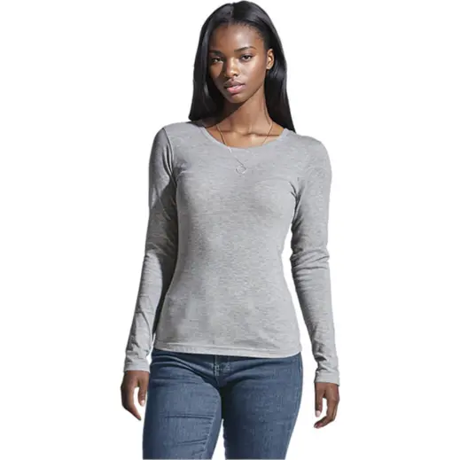 145g Long Sleeve Ladies Main Grey