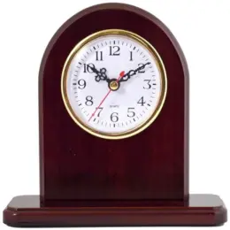 Rosewood Desk Clock Main Image