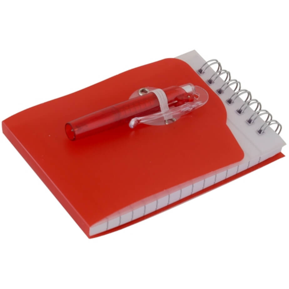 Pocket Notebook Red Front
