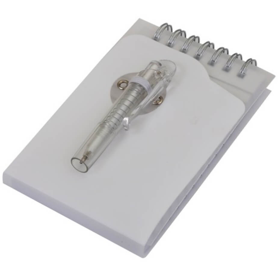 Pocket Notebook White Front