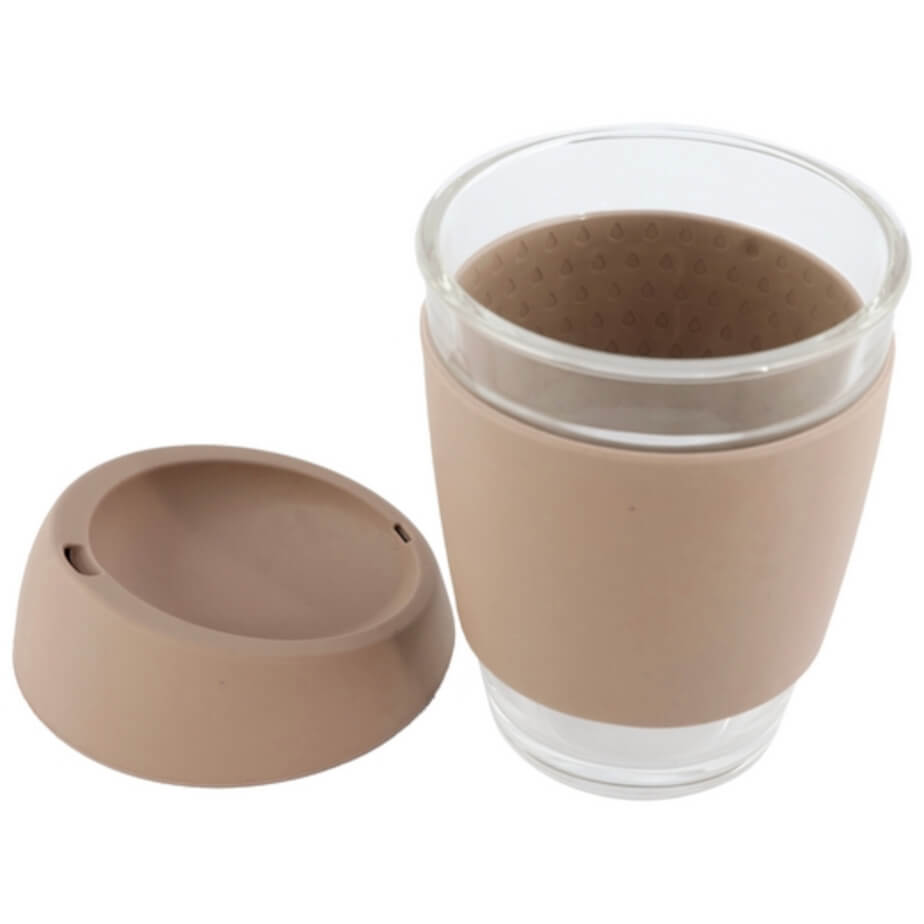 340ml Silicone Sippy Nude Open