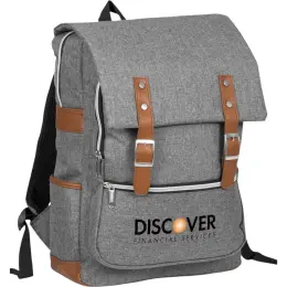 US Basic Hudson Laptop Backpack Branded Front Image