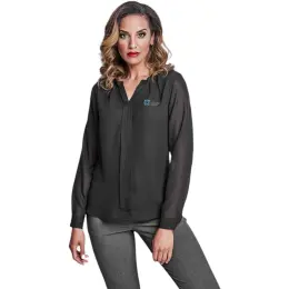 Ladies Long Sleeve Zenobia Main Black Image