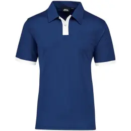 Mens Contest Golf Shirt Navy Image