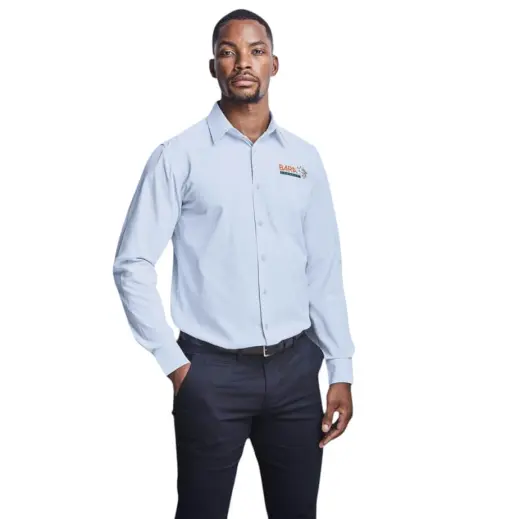 Mens Long Sleeve Carolina Shirt Model