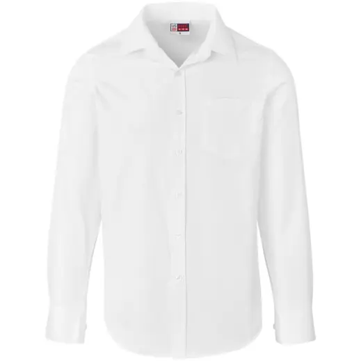 Mens Long Sleeve Carolina Shirt White Front