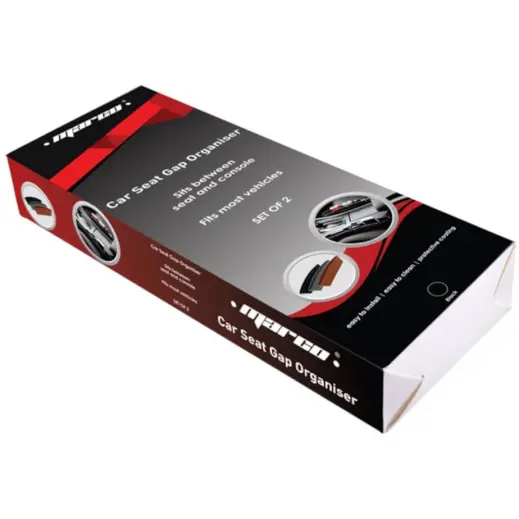 2-Piece Car Seat Gap Organiser Box