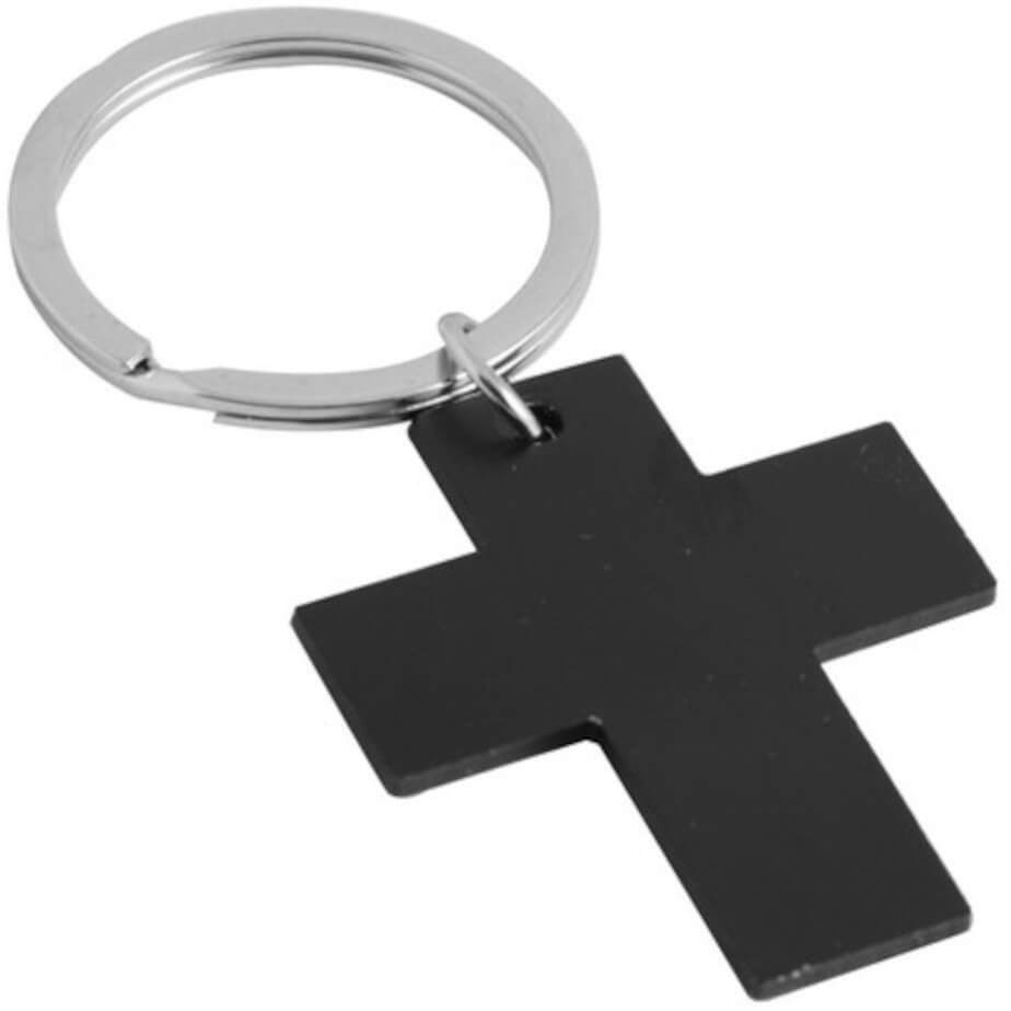 Cross Shape Keyring Side
