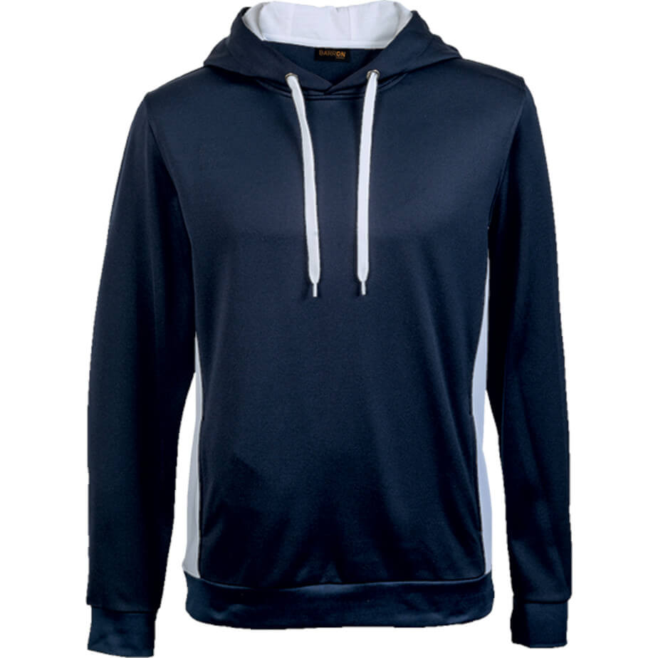 Track Hooded Sweater Navy White