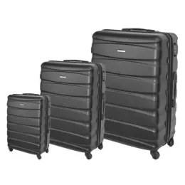 Black Marco Wanderlust Luggage Bag Black Set Image