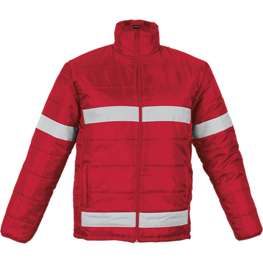 Henli Puffer Hi Vis Red