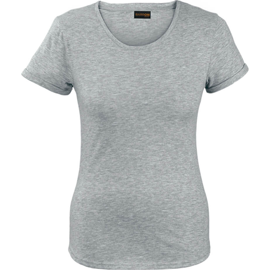 Ladies 145g Barron Crew Dark Grey